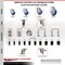 Service Caster 4 Inch 316SS Blue Poly Swivel 3/4 Inch Expanding Stem Caster Set Lock Brake SCC-SS316TTLEX20S414-PPUB-BLUE-34-4 - alternate 5